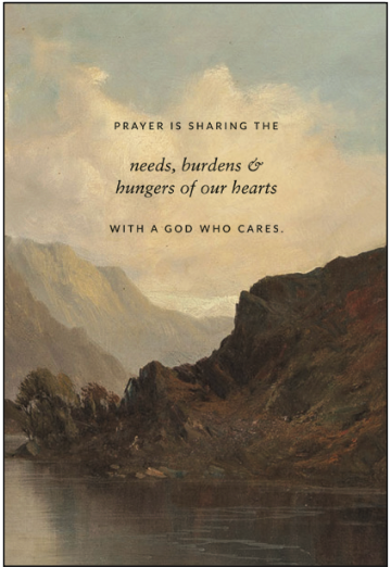 Greeting Card - Prayer is sharing the...(MacArthur)