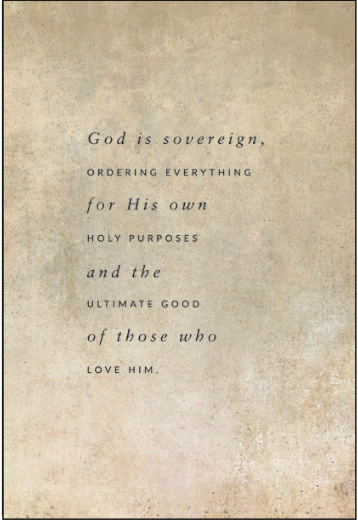 Greeting Card - God is sovereign...(MacArthur)