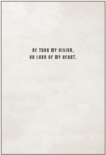 Greeting Card - Be thou my vision (Hymn)