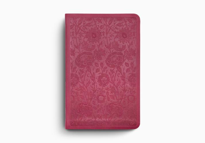 ESV Value Compact Bible (Raspberry, Floral Design)